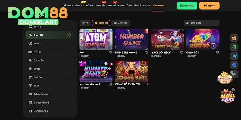 Chơi xổ số lô đề chuyên nghiệp trên Dom88